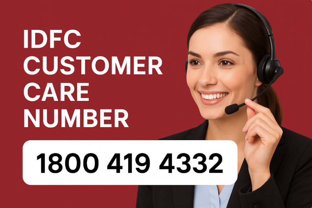 IDFC customer care number