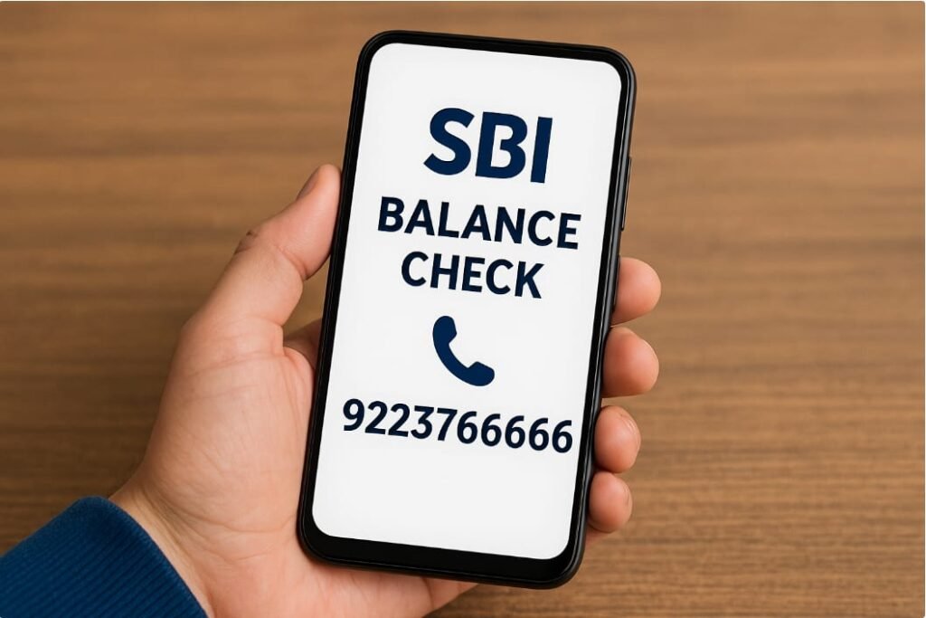 SBI Balance Check Number